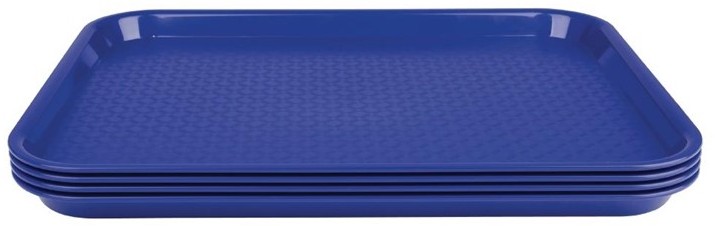  Kristallon Fast-Food-Tablett blau 34,5 x 26,5cm 