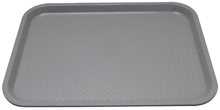  Kristallon Fast-Food-Tablett grau 34,5 x 26,5cm 