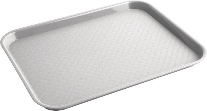  Kristallon Fast-Food-Tablett grau 34,5 x 26,5cm 