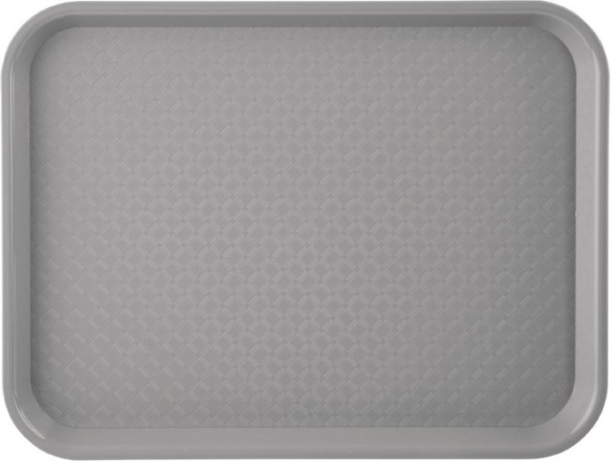  Kristallon Fast-Food-Tablett grau 34,5 x 26,5cm 