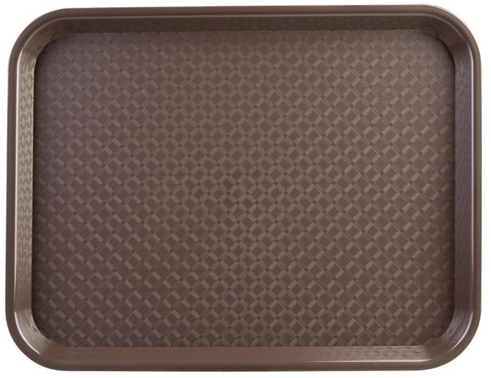  Kristallon Fast-Food-Tablett braun 41,5 x 30,5cm 
