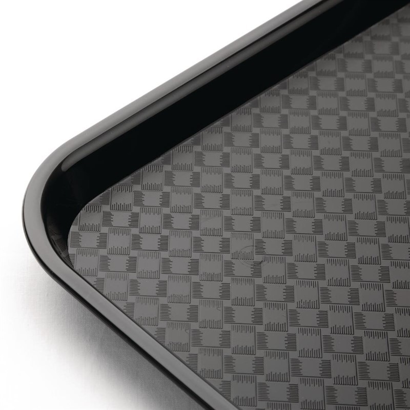  Kristallon Fast-Food-Tablett schwarz 45 x 35cm 