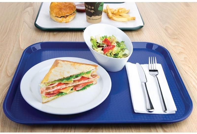  Kristallon Fast-Food-Tablett blau 45 x 35cm 