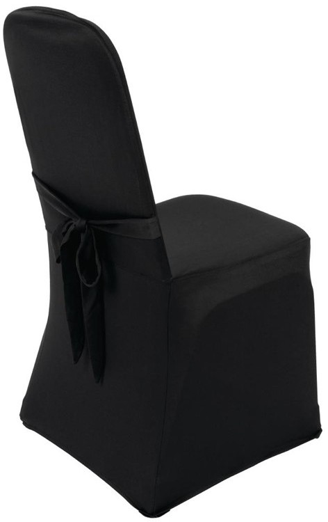  Bolero Stuhl&uuml;berzug schwarz 