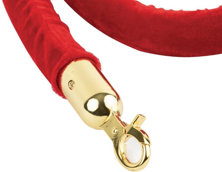  Bolero Absperrkordel rot-Messing 