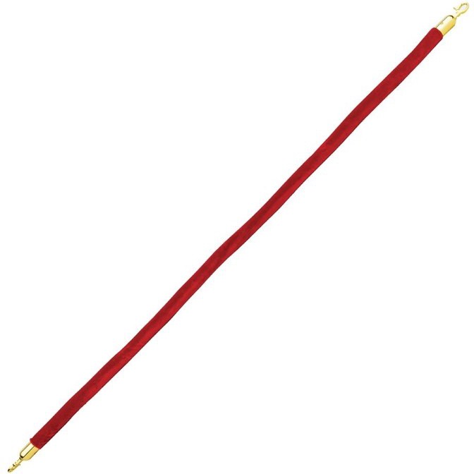  Bolero Absperrkordel rot-Messing 