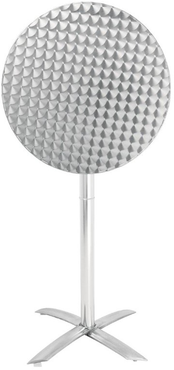  Bolero runder klappbarer Stehtisch Edelstahl 60cm 