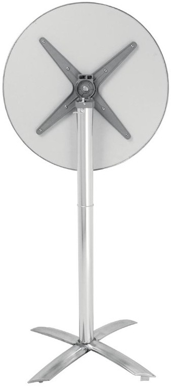  Bolero runder klappbarer Stehtisch Edelstahl 60cm 