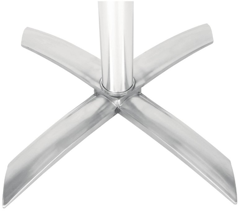  Bolero runder klappbarer Stehtisch Edelstahl 60cm 