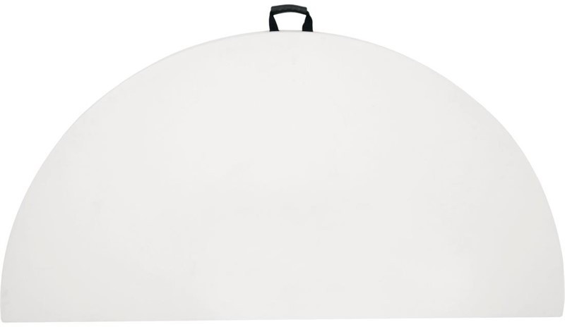 Bolero runder Klapptisch wei&szlig; 183cm 