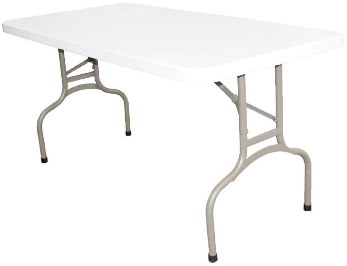  Bolero rechteckiger Klapptisch wei&szlig; 152cm 