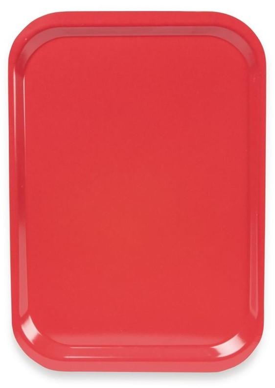  Roltex Trapez GN Serviertablett rot 37,5 x 26,5cm 