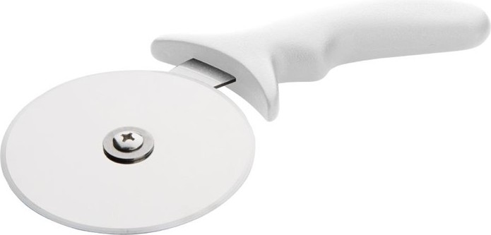  Hygiplas Edelstahl Pizzarad wei&szlig; 10cm 