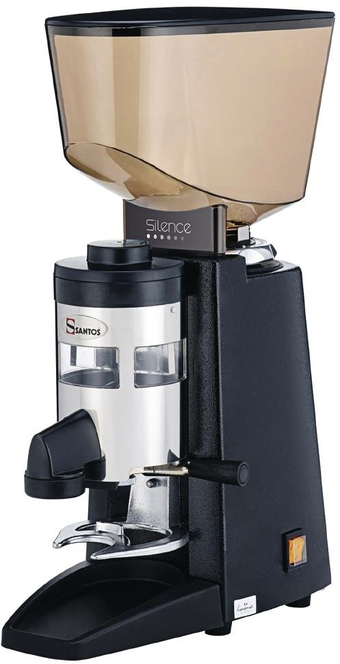  Santos leise Espresso Kaffeem&uuml;hle mit Spender 40A 