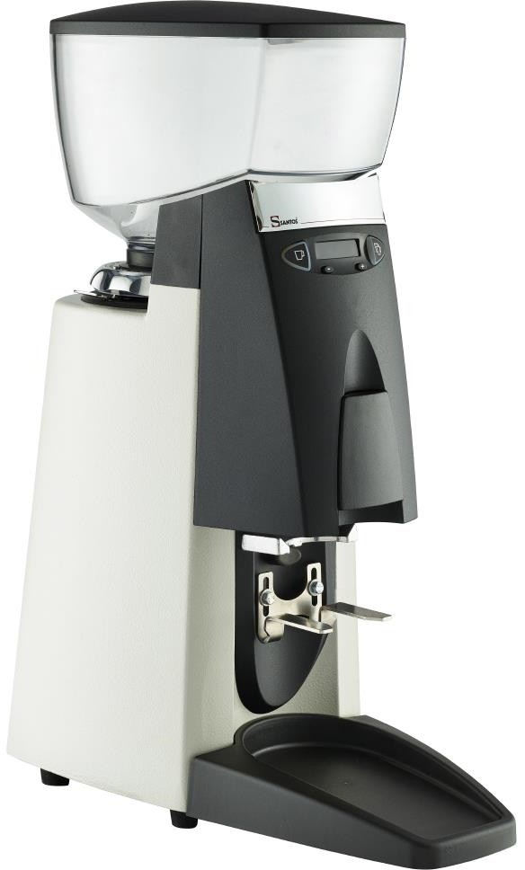  Santos Barista leise Espresso Kaffeem&uuml;hle Wei&szlig; 55WA 