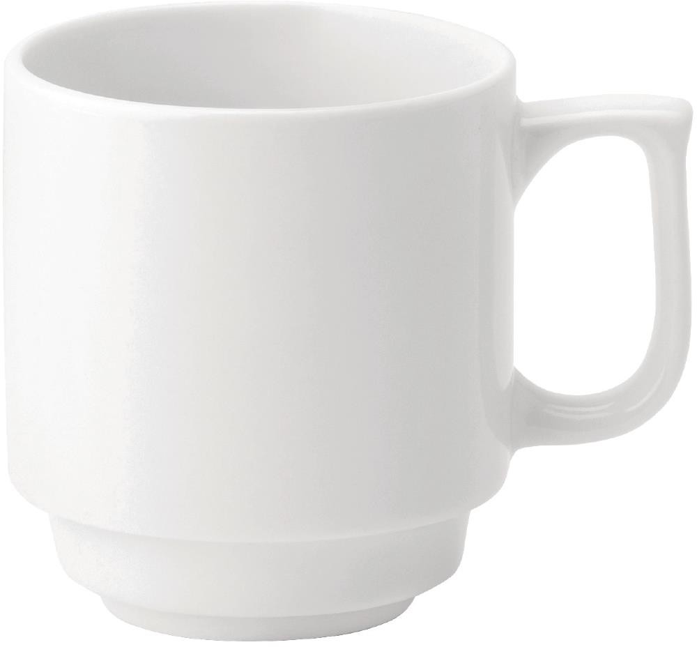 Utopia Pure White Stapelbecher 280ml (Packung mit 36 St&uuml;ck) 